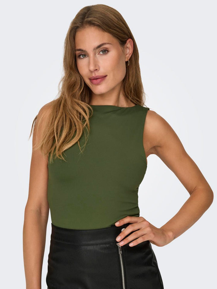 Onlea S/l 2-ways Fit Top Jrs Noos - Army