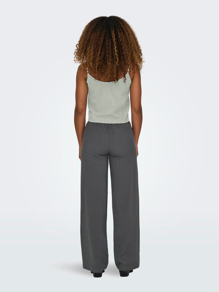 Onllecey Sl Knot Singlet Noos Wvn - Groen Dessin