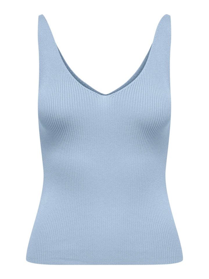 Jdynanna S/l Top Knt Noos - Lichtblauw