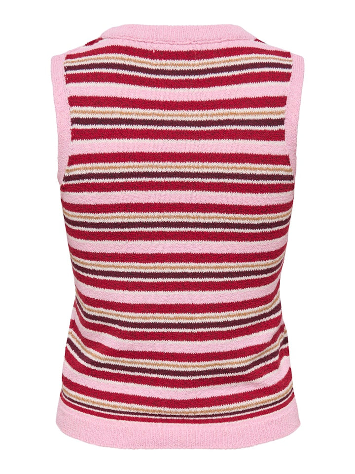 Jdyyuna S/l Top Knt - Roze Dessin