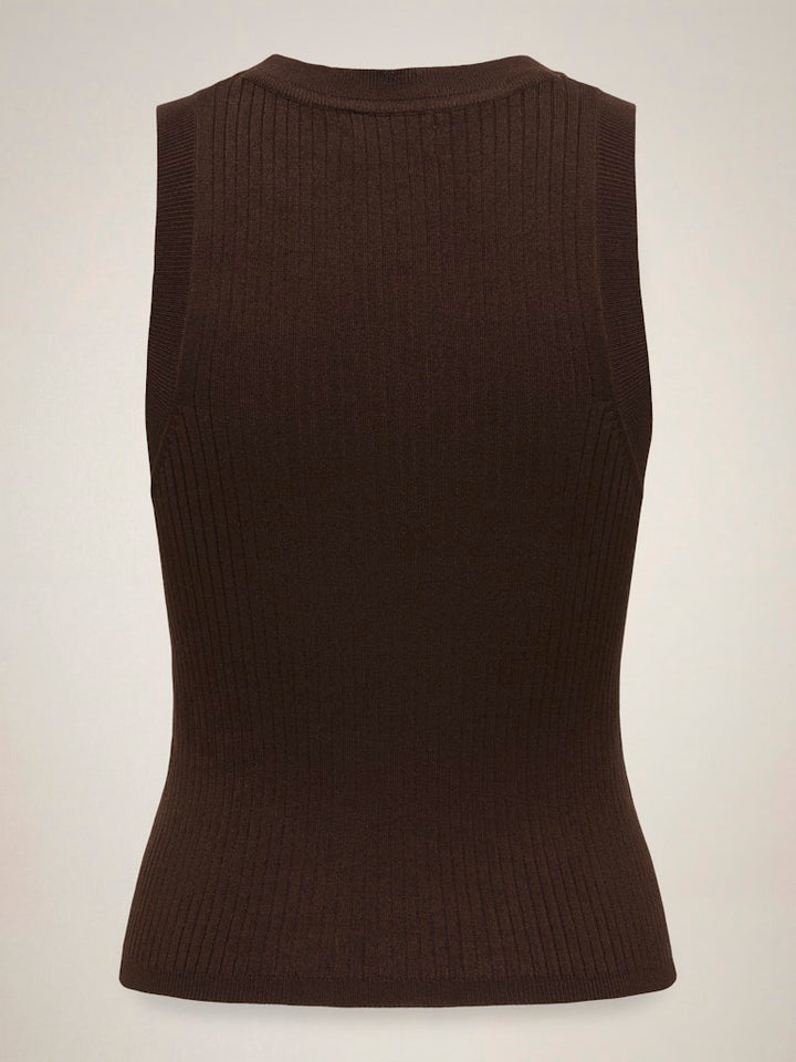 Jdyaya Tank Top Knt Noos - Bruin