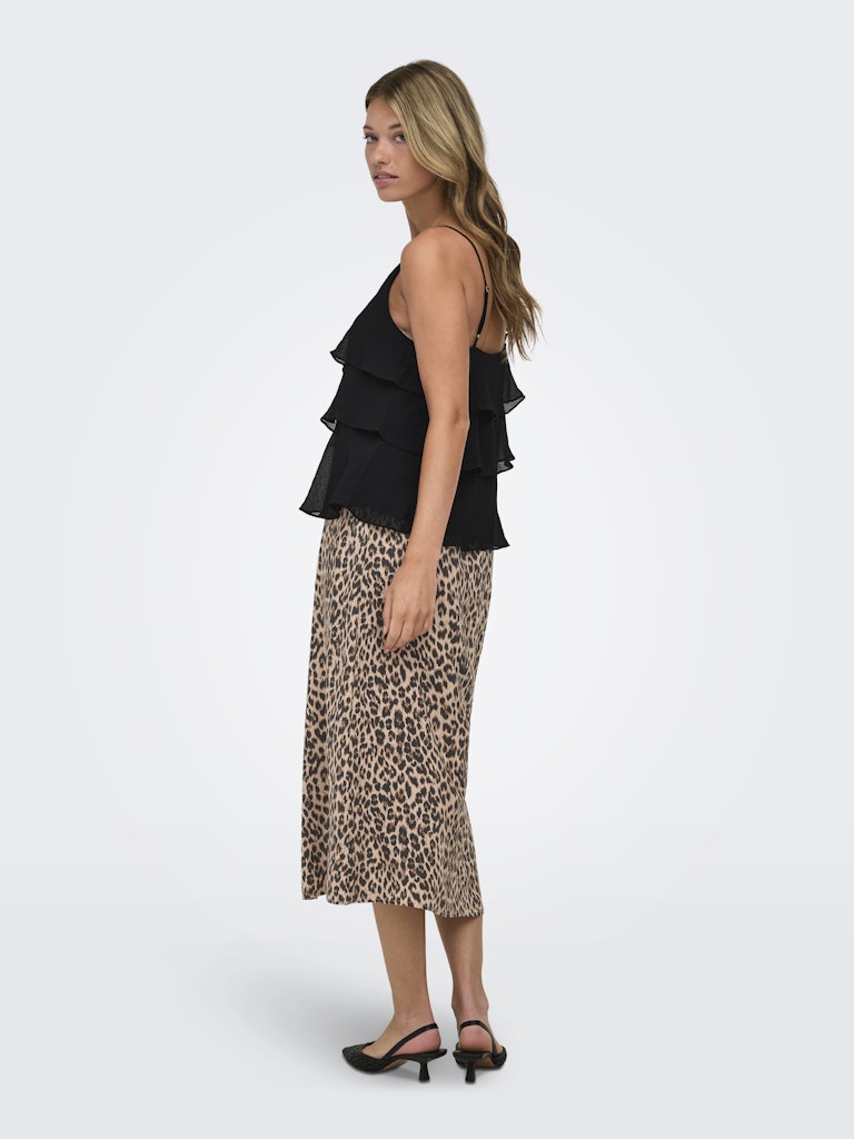 Onllinn Life Flounce Singlet Wvn Noos - Zwart