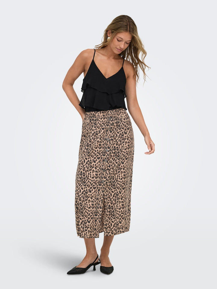 Onllinn Life Flounce Singlet Wvn Noos - Zwart