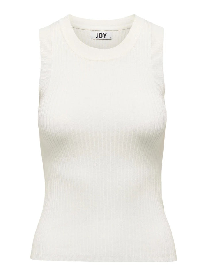 Jdyaya Solid Tank Top Knt - Off-white