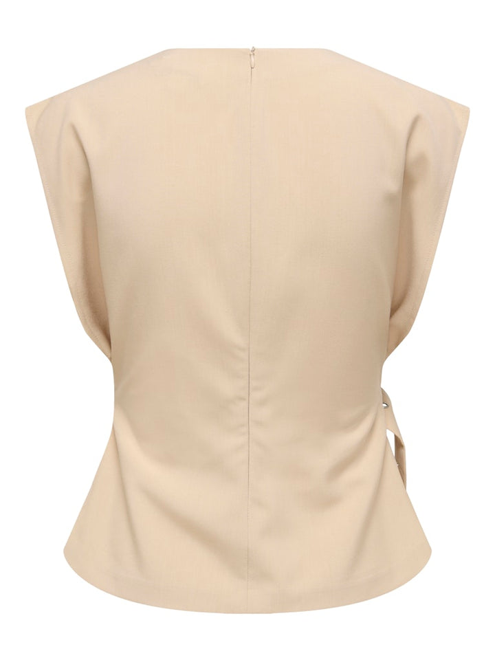 Onlterra S/l Belt Top Wvn Sud - Zand
