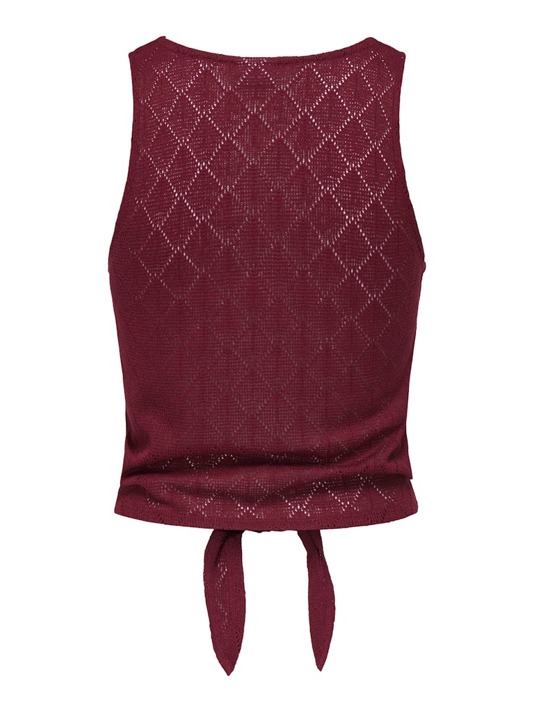 Jdyviola Life S/l Knot Top Jrs - Rood Dessin