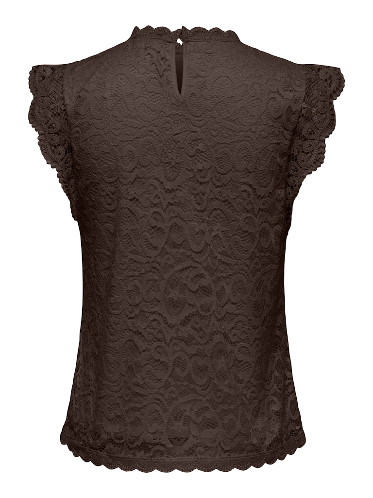 Jdylotas S/l Lace Top Jrs - Bruin Dessin