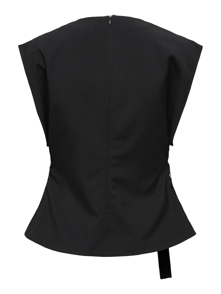 Onlterra S/l Belt Top Wvn Sud - Zwart