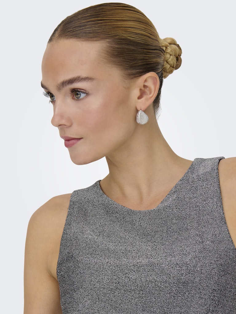 Jdyanni S/l O Neck Tank Top Jrs Dia - Zilverkleurig