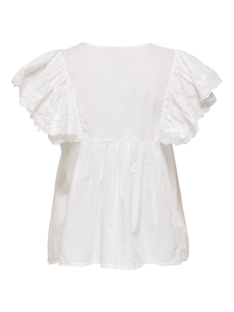 Jdysigga S/s Top Wvn - Off-white