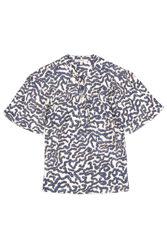 Top S/s - Ecru Dessin