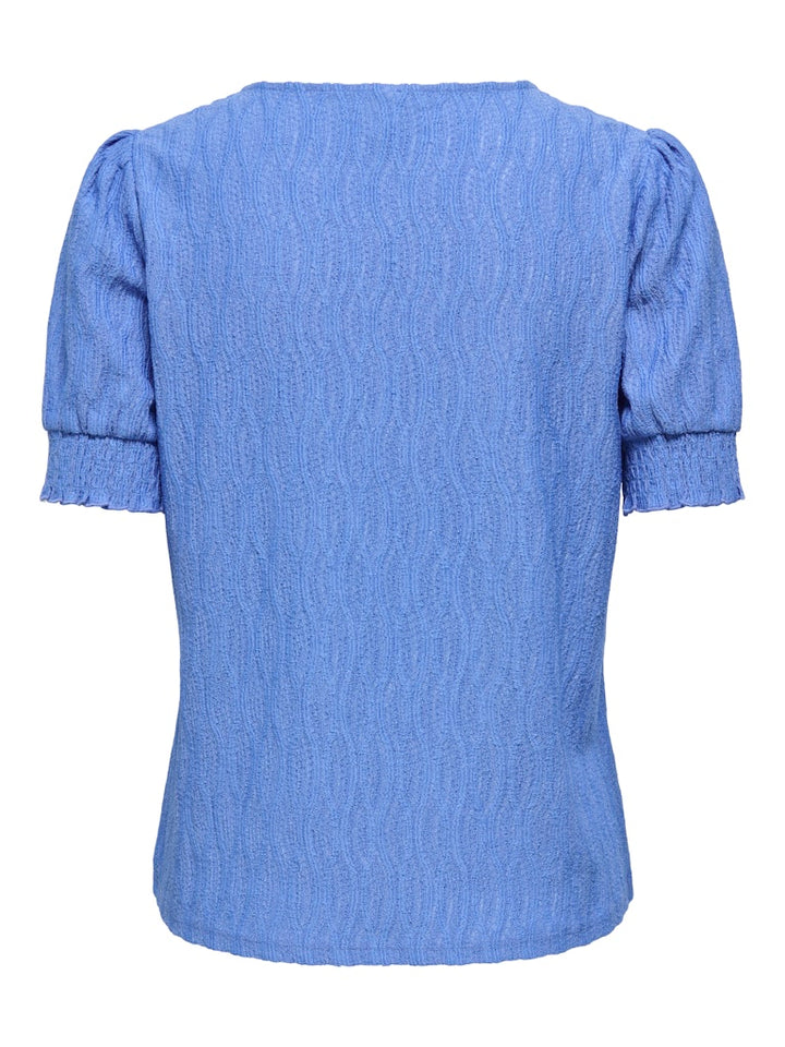 Onldiana S/s V-neck Top Cs Jrs - Lichtblauw