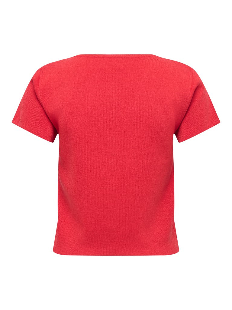 Jdyastra S/s Cardigan Knt - Rood