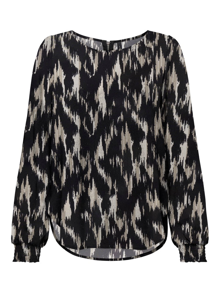 Onlelite Life L/s Top Noos Ptm - Zwart