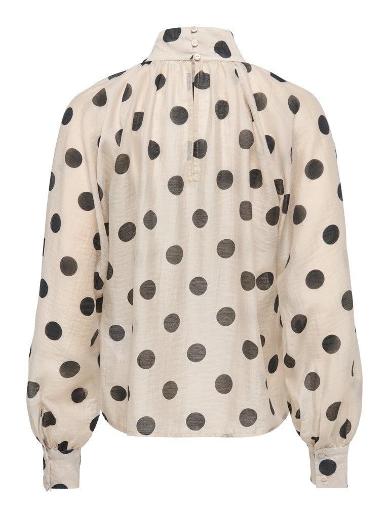 Jdyfay L/s Top Wvn - Zand Dessin