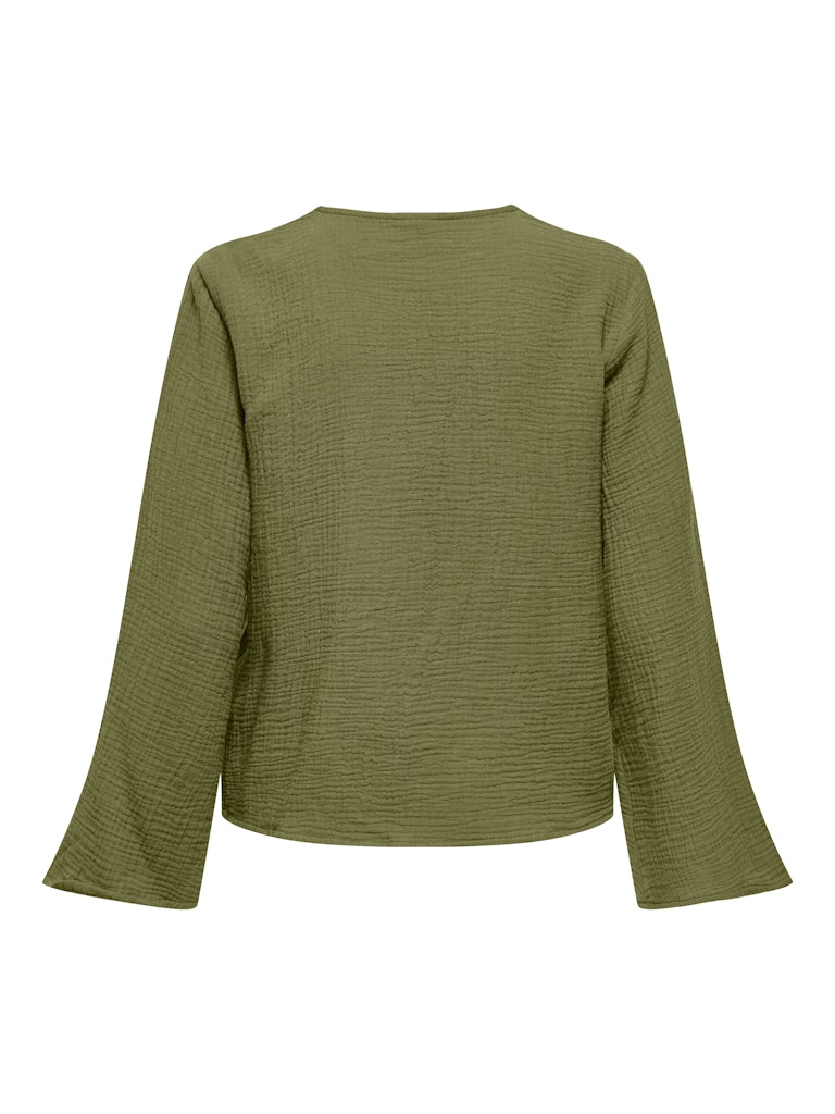 Jdytheis Life L/s Top Wvn Noos - Groen