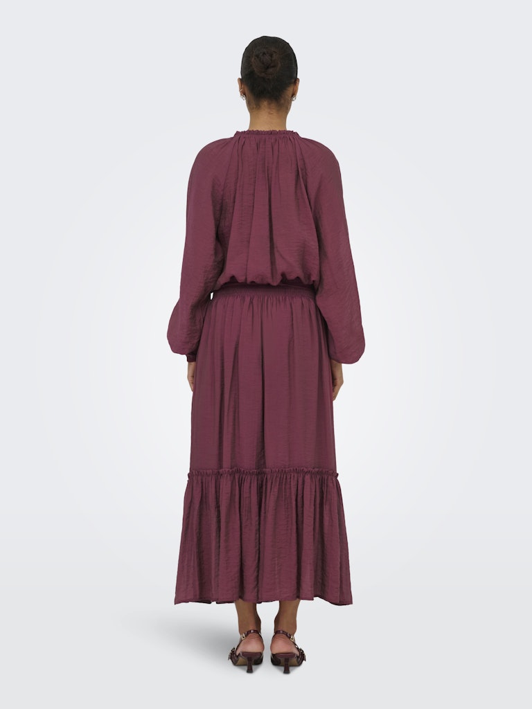 Jdypaige L/s Top Wvn - Steenrood