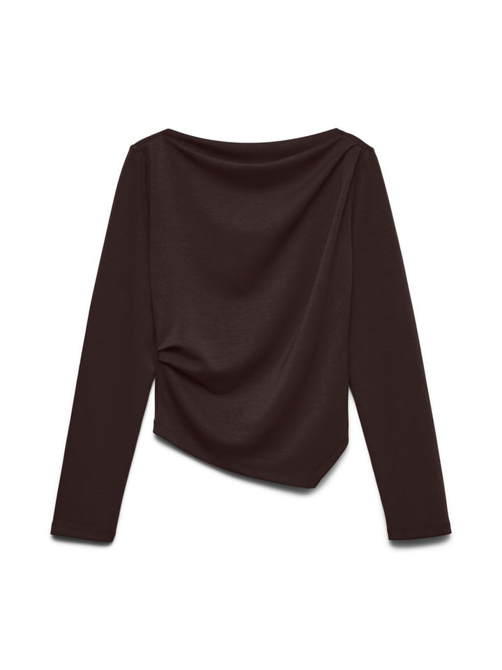 Vmmille Ls Boatneck Short Top Jrs Noos - Bruin