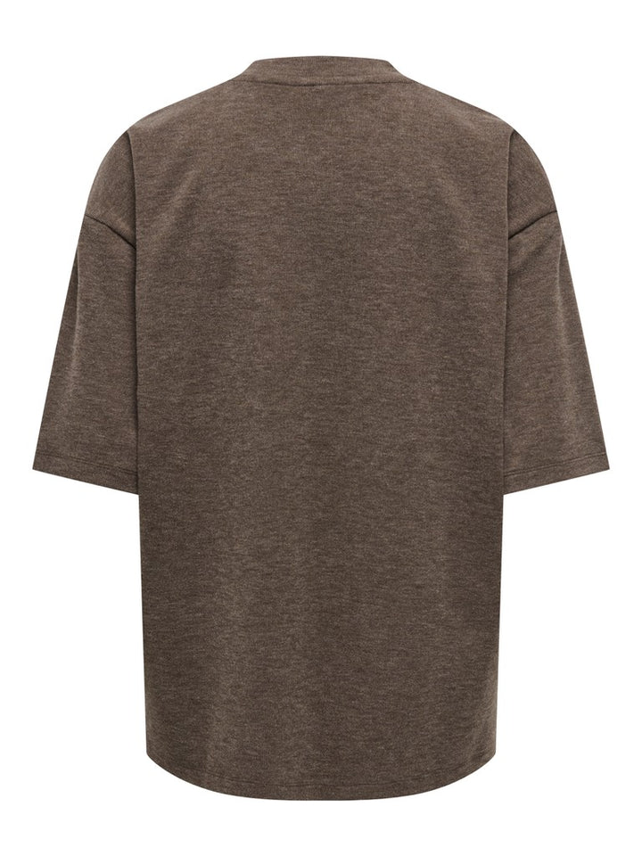 Jdyvita Life S/s O Neck Top Jrs Dia - Bruin Melee