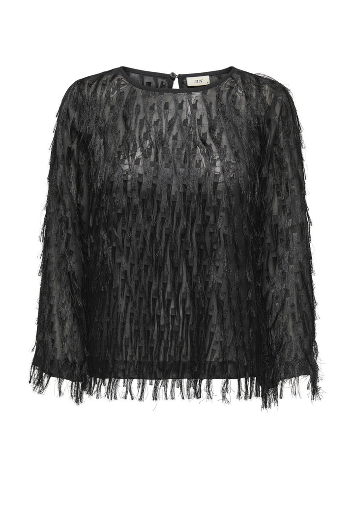 Jdyfleur Ls O-neck Top - Zwart