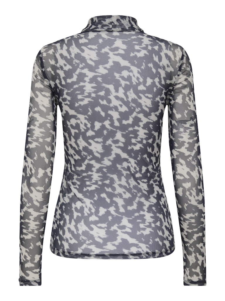 Onlerica Life Mesh L/s Top Jrs Noos - Grijs Dessin