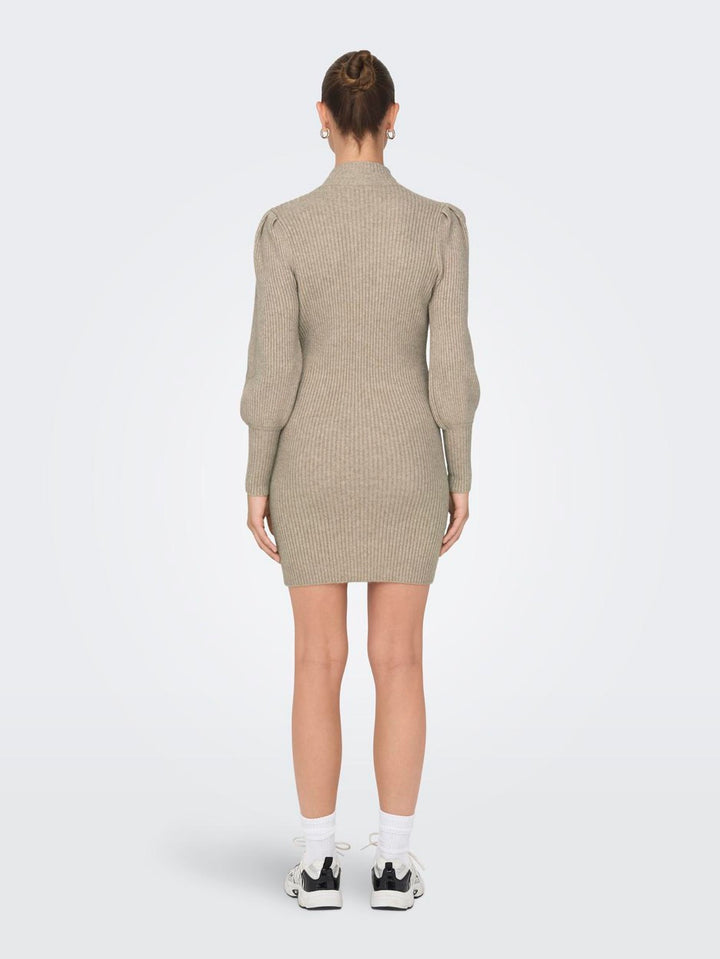 Onlkatia L/s Dress Knt Noos - Beige