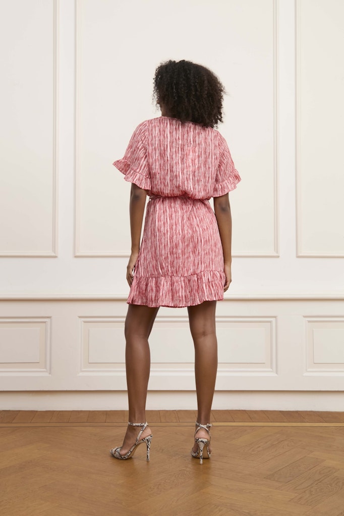 Dress Halia - Roze Dessin