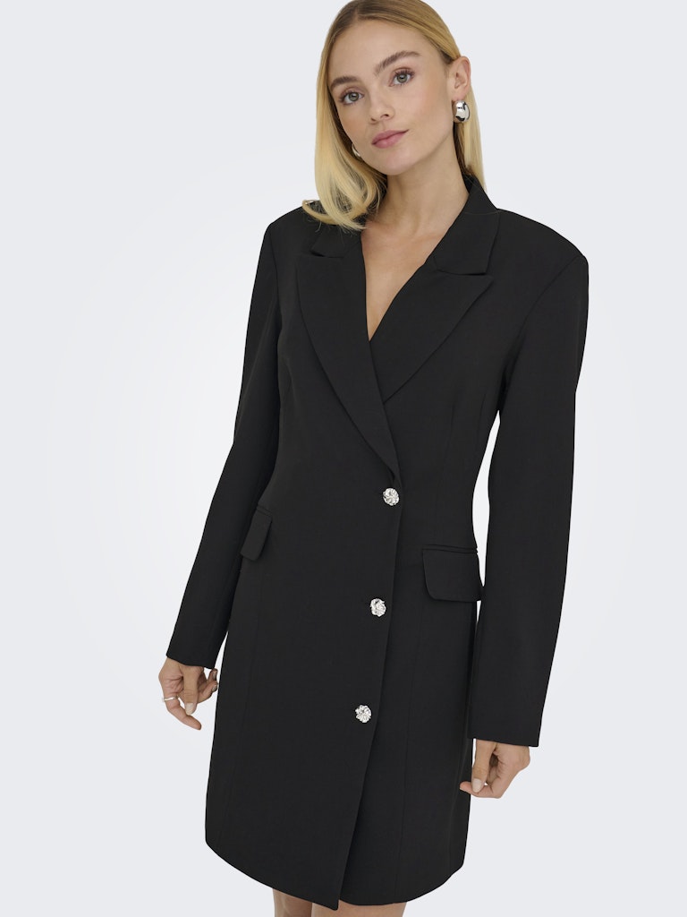 Jdyjanet L/s Blazer Dress Tlr - Zwart