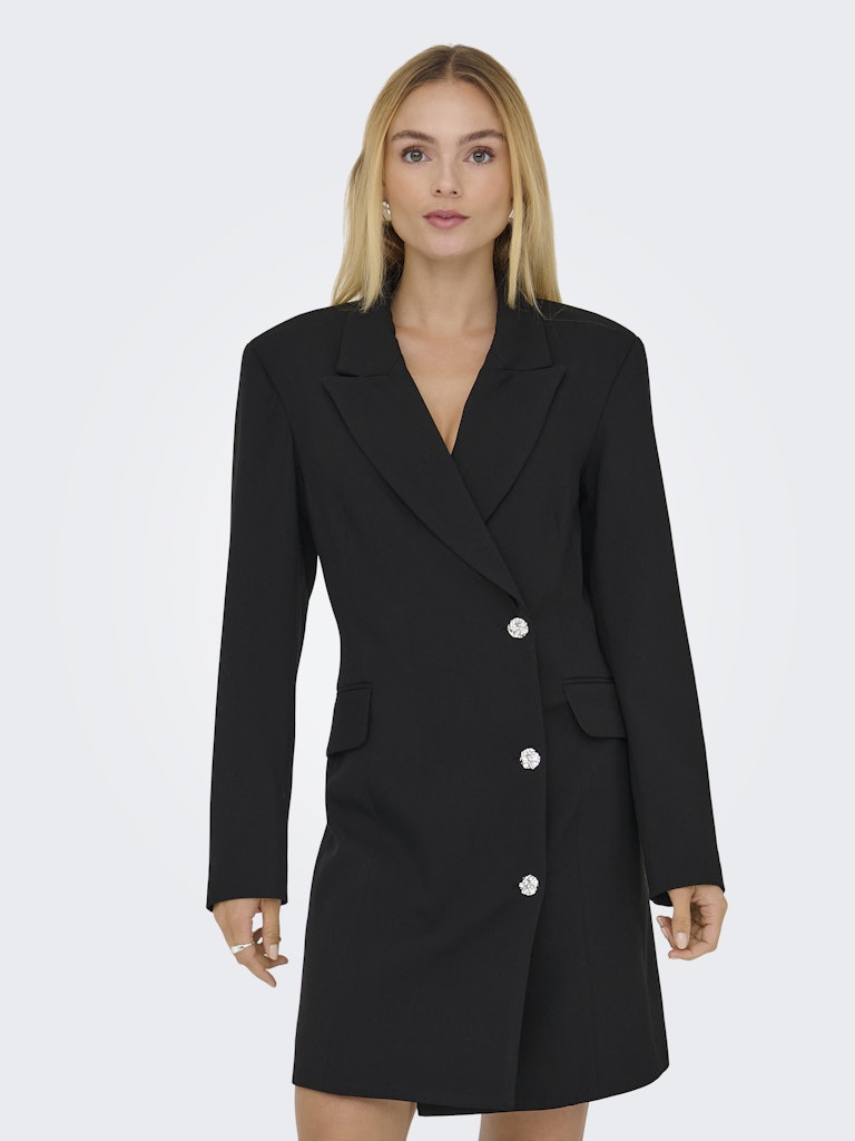 Jdyjanet L/s Blazer Dress Tlr - Zwart