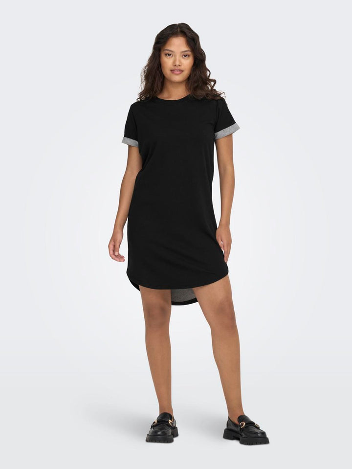 Jdyivy Life S/s Dress Jrs Noos - Zwart