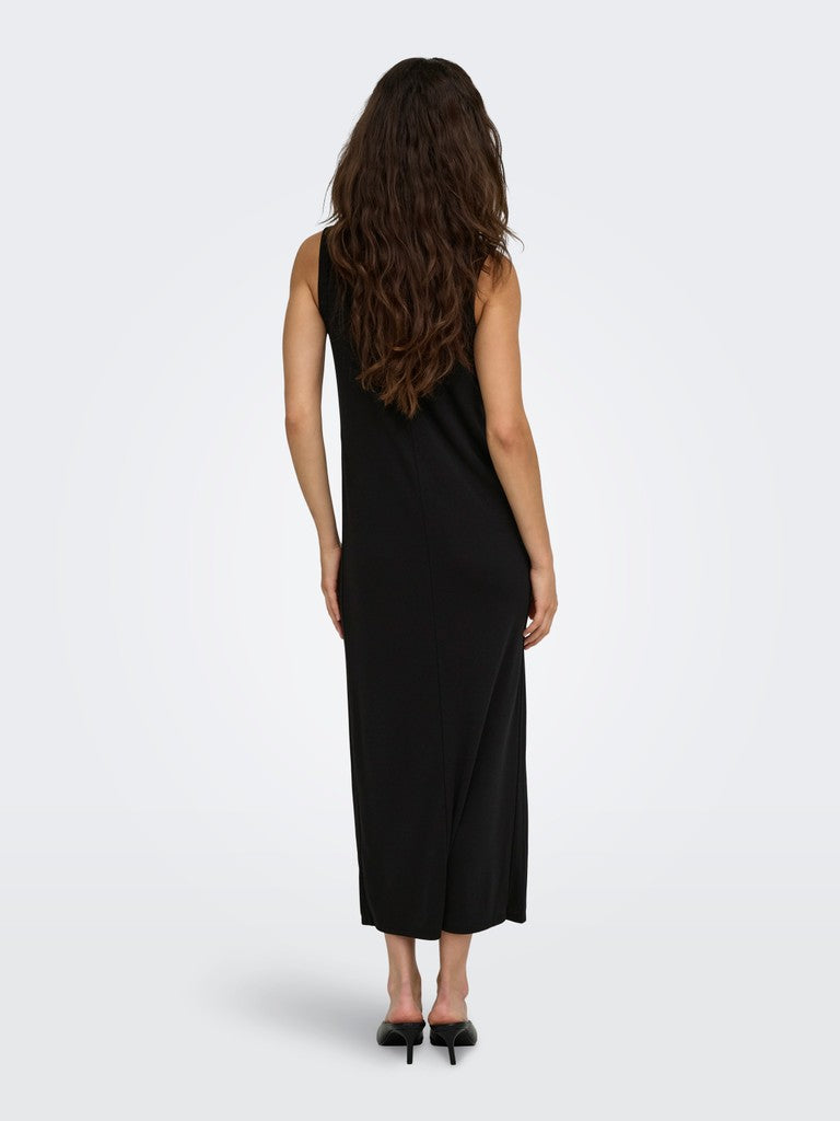 Jdyuffa S/l Long Dress Jrs Exp - Zwart