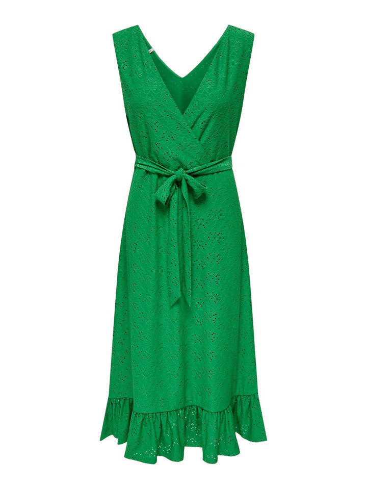 Onlsmilla S/l Midi Dress Cs Jrs - Groen