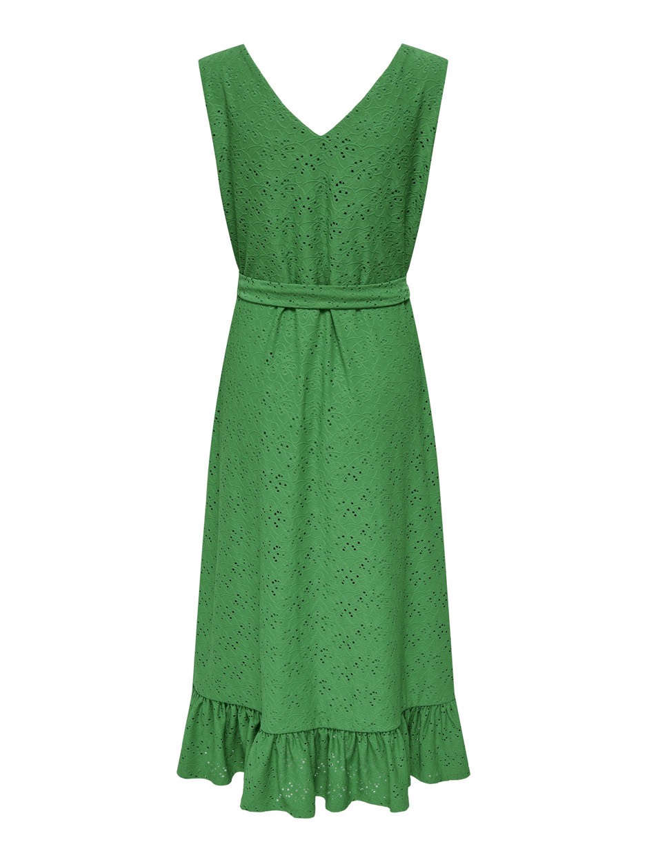 Onlsmilla S/l Midi Dress Cs Jrs - Groen