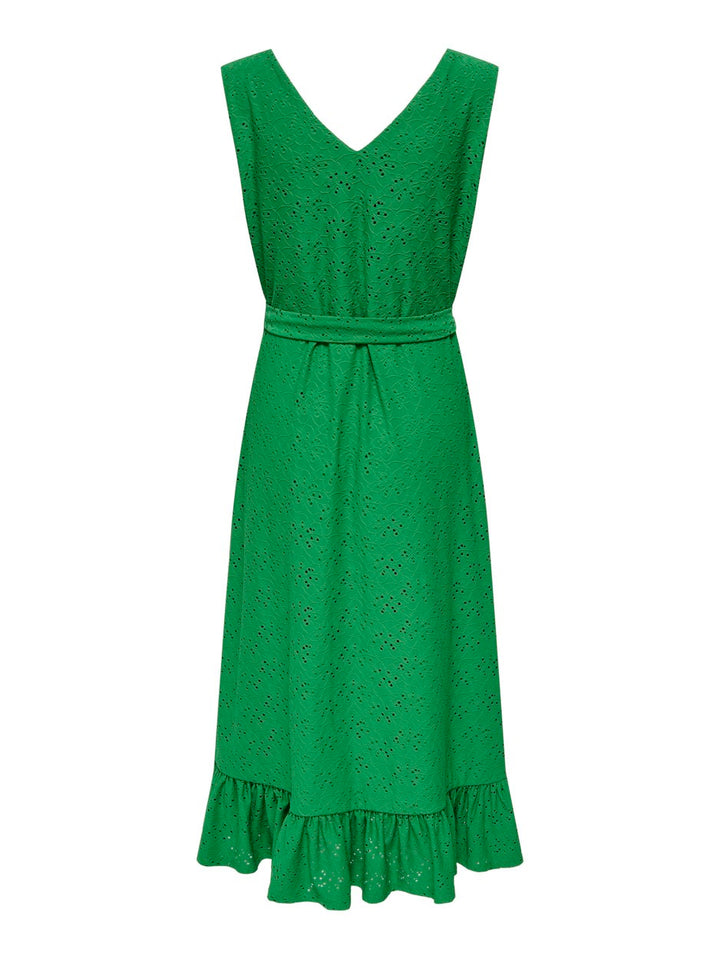 Onlsmilla S/l Midi Dress Cs Jrs - Groen