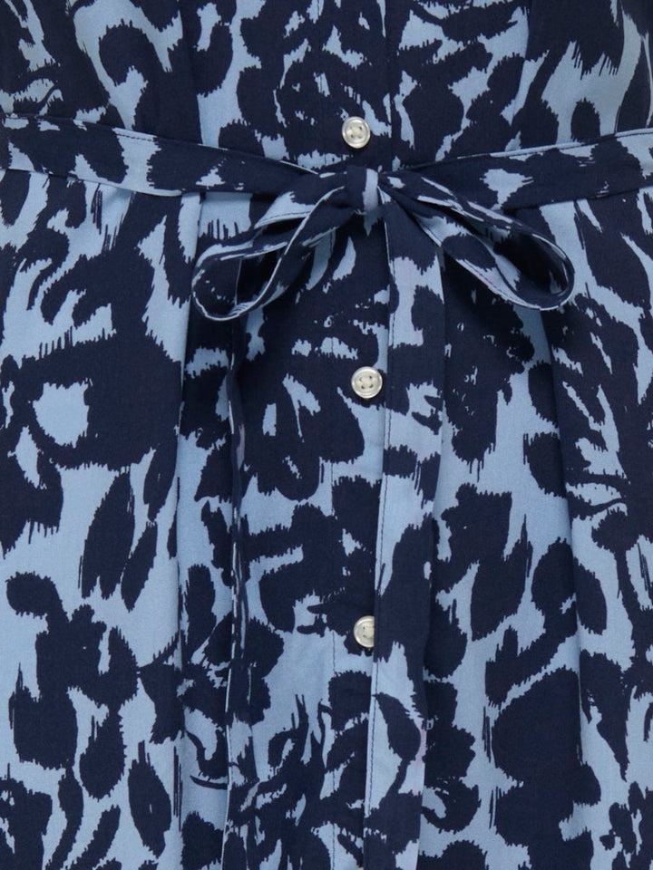 Onlyasmin S/s Shirt Dress Wvn Noos - Blauw Dessin