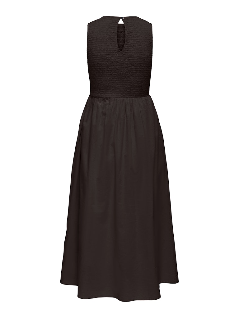 Jdydiego S/l Smock Midi Dress Wvn - Bruin Dessin