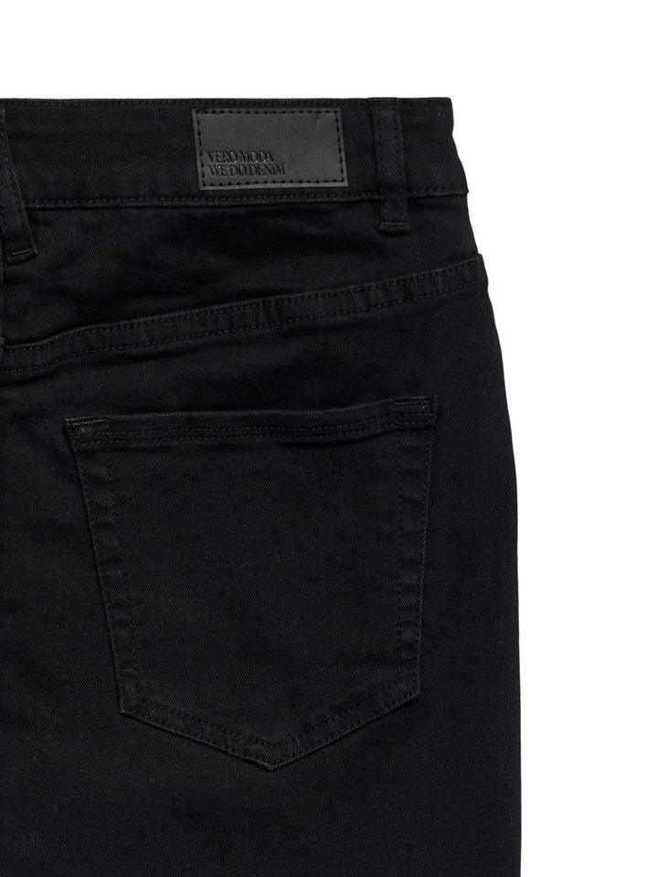 Vmluna Hr Denim Skirt Mix Ga - Black Denim