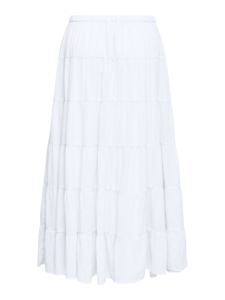 Onlkelly Long Layer Skirt Wvn - Wit