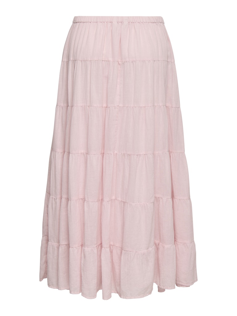 Onlkelly Long Layer Skirt Wvn - Licht Roze