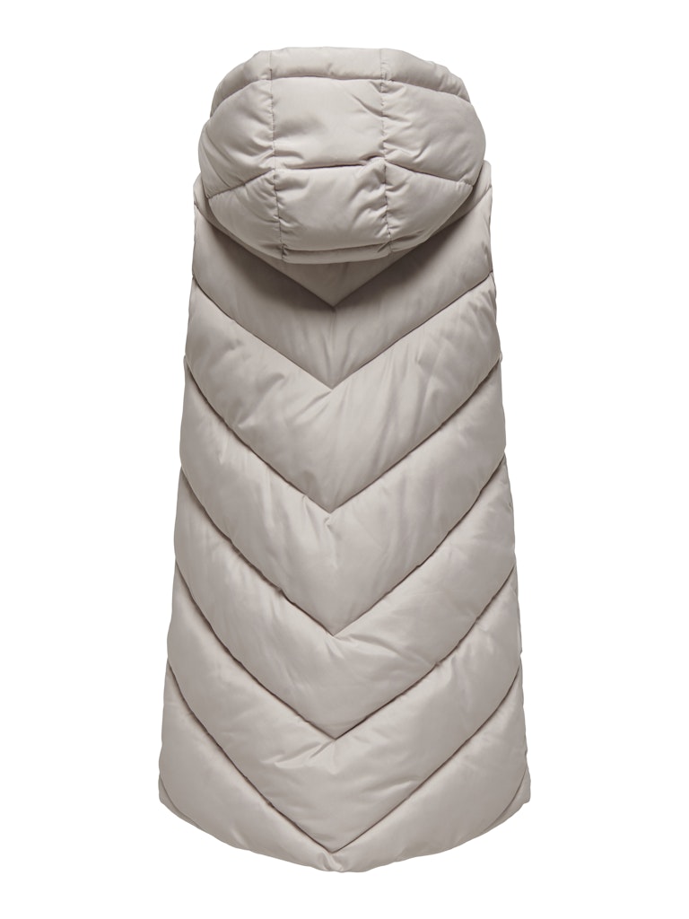Jdyskylar Padded Hood Waistcoat Otw - Beige
