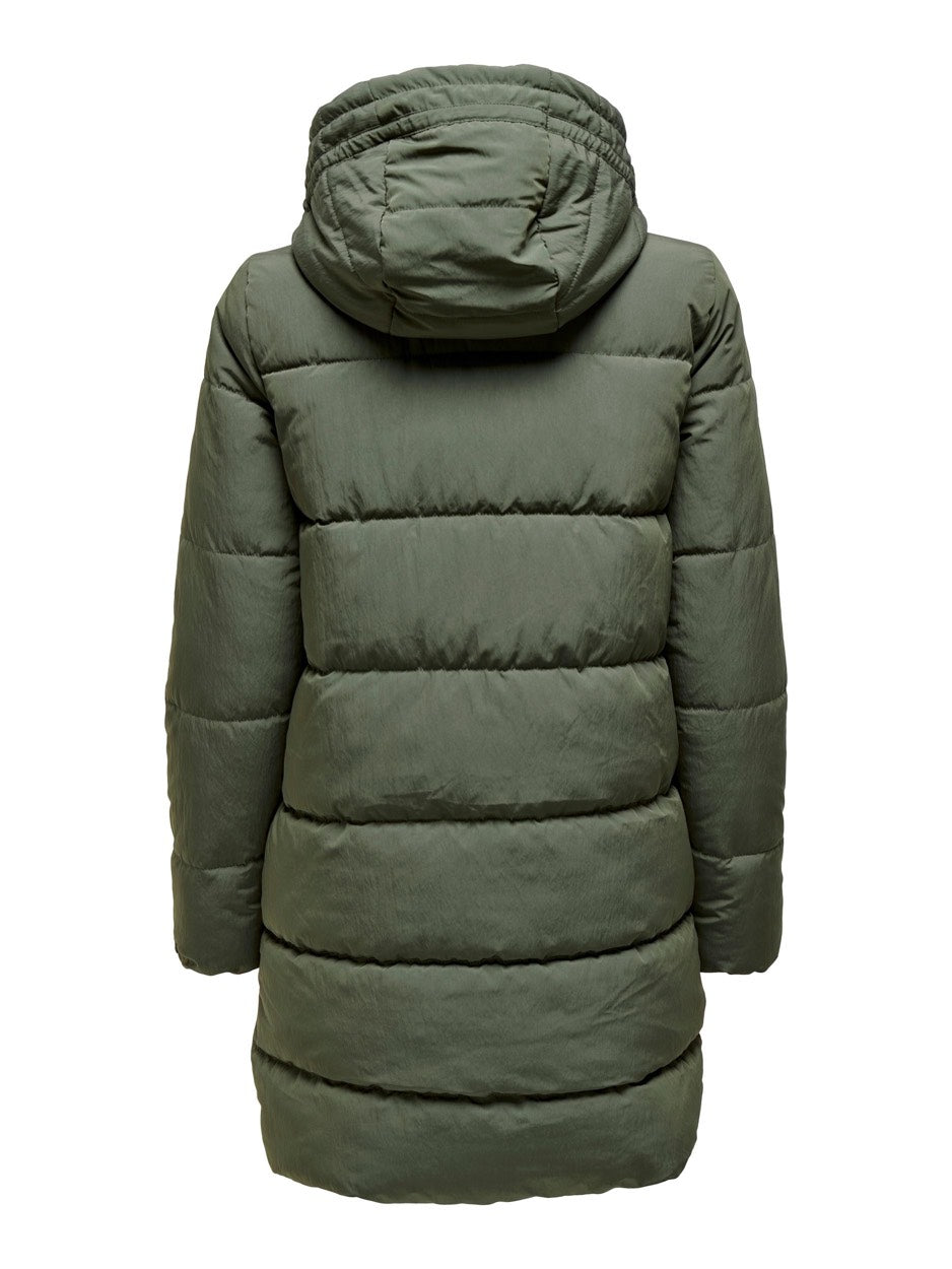 Onldolly Long Puffer Coat Otw Noos - Army