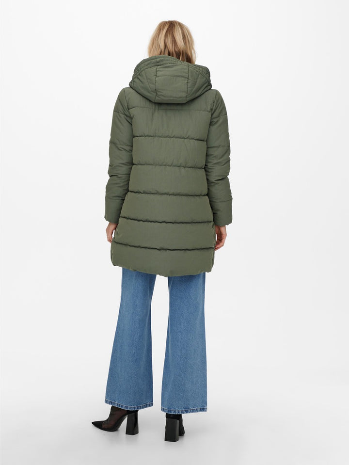 Onldolly Long Puffer Coat Otw Noos - Army