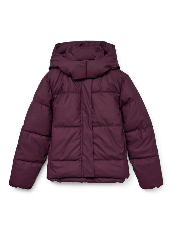 Vmgretakylie Short Coated Jacket Noos - Bordeaux