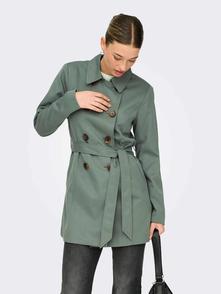 Onlvalerie Trenchcoat Otw Noos - Olijf