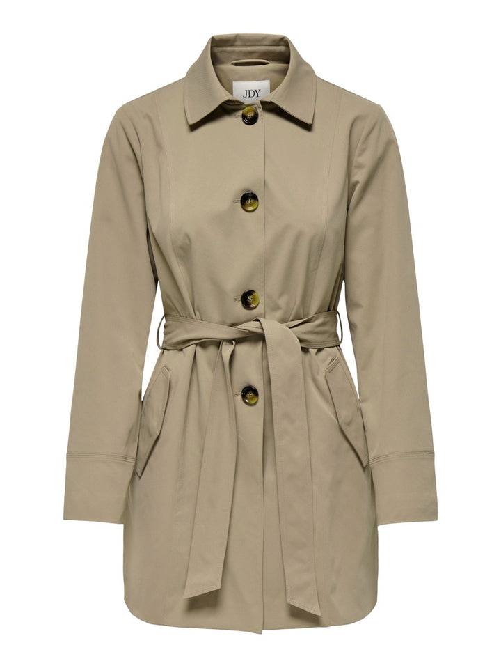 Jdyisadora Trenchcoat Otw Hab Noos - Taupe