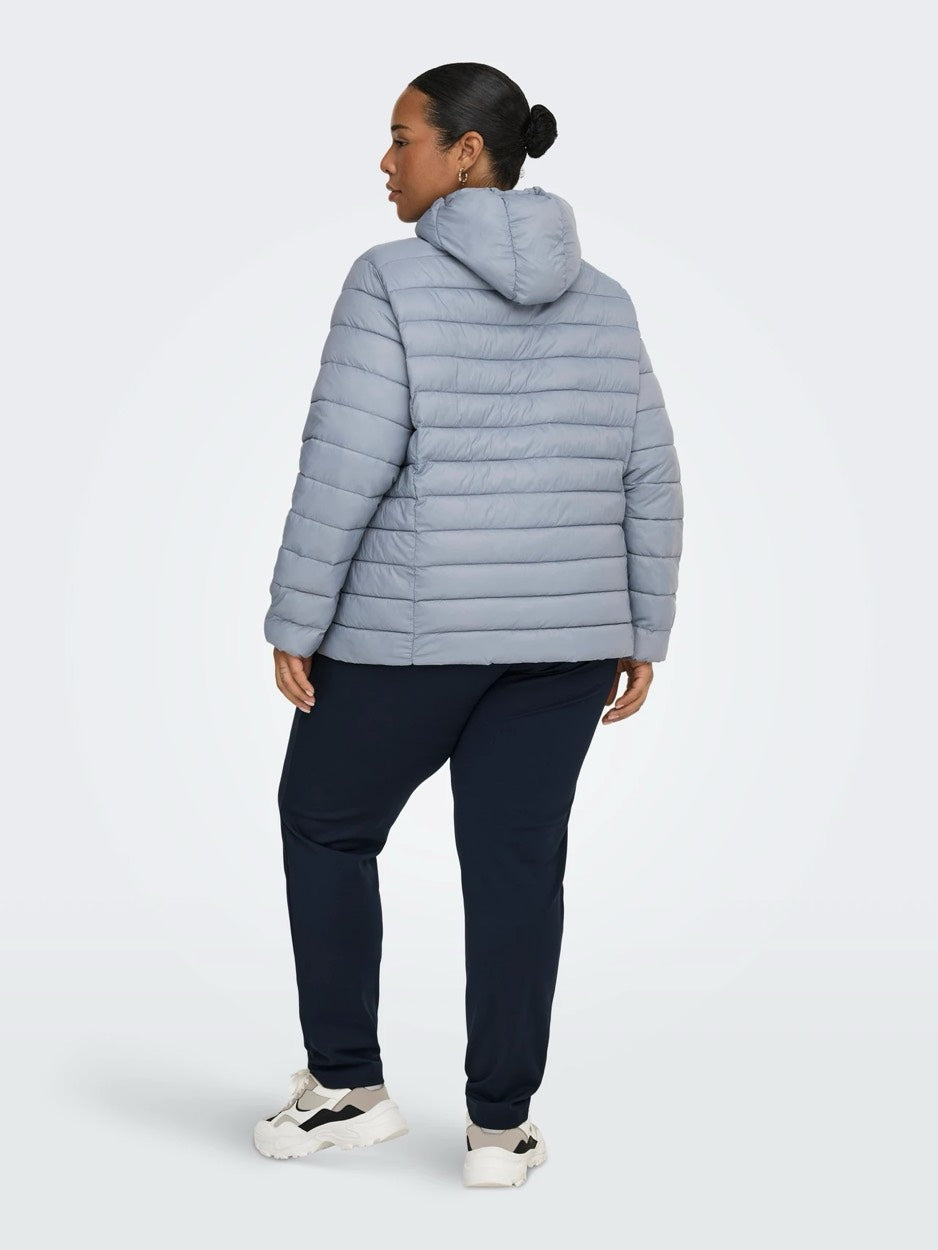 Onltahia Lw Quilted Hood Jkt Noos Otw - Lichtblauw