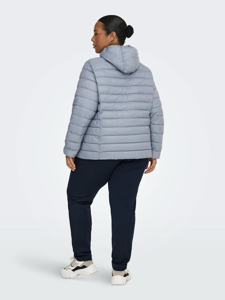 Onltahia Lw Quilted Hood Jkt Noos Otw - Lichtblauw