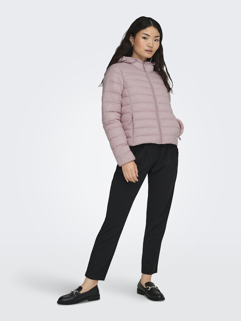 Onltahia Lw Quilted Hood Jkt Noos Otw - Licht Roze