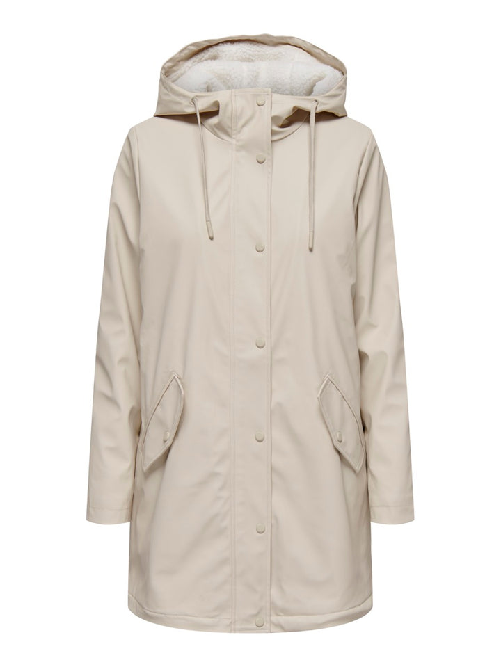 Onlsally Raincoat Otw Noos - Beige