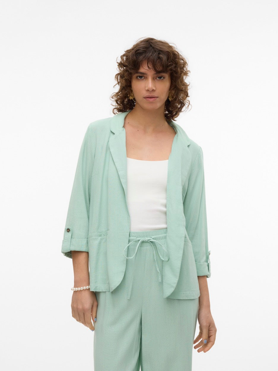 Vmjesmilo 3/4 Loose Blazer Wvn Ga N - Mint